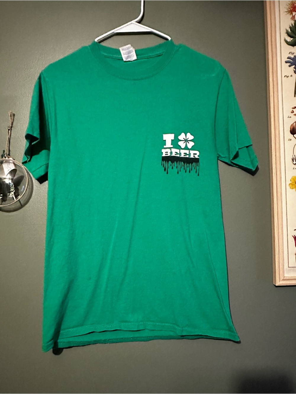 ⭐️ Green "I Clover Beer" Graphic Tee